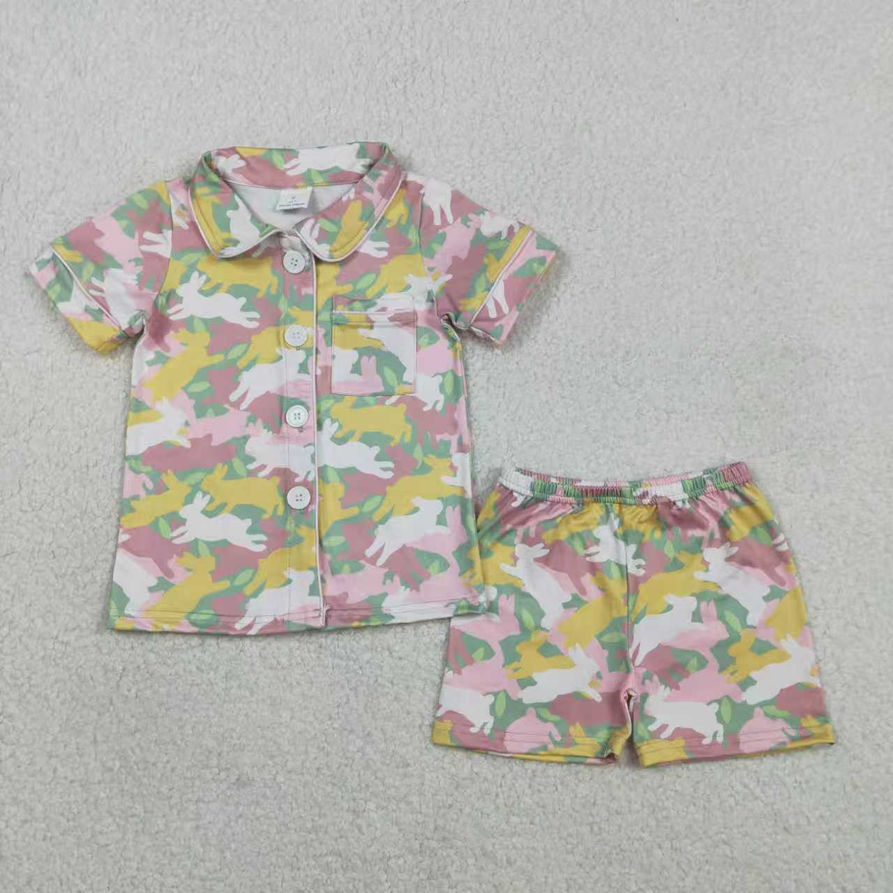 Easter camo design sister brother matching clothes