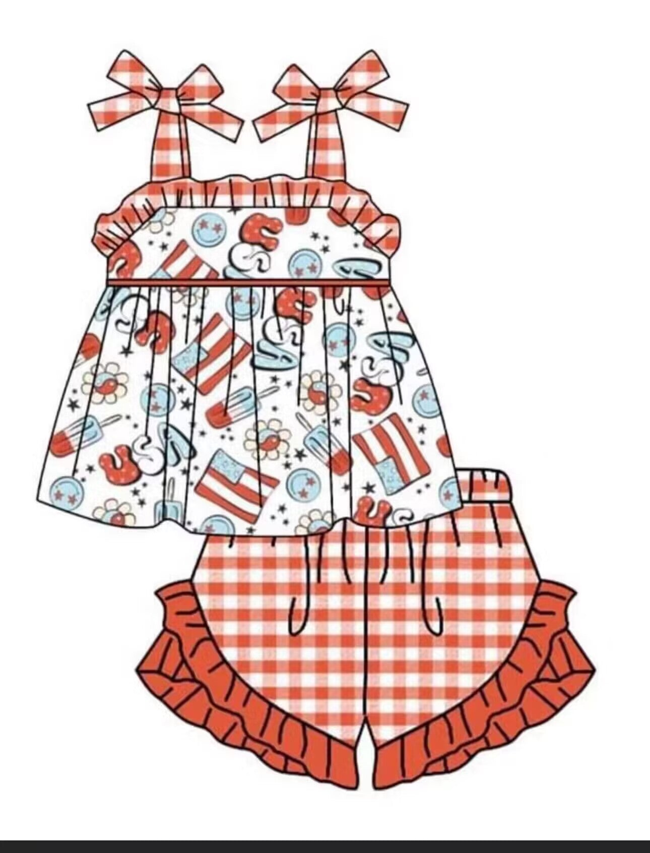 baby girl july 4th outfit.