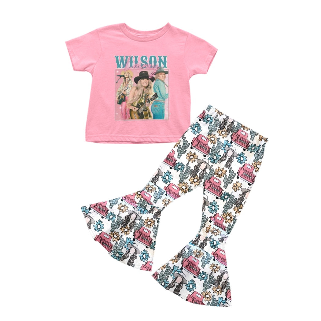 baby girls country singer bell bottoms outfit