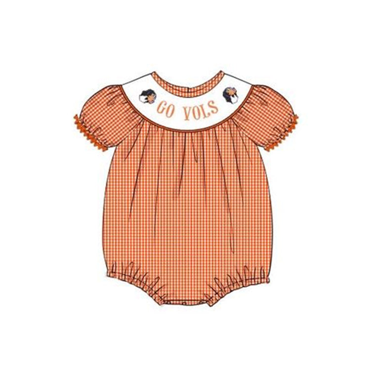 baby girl team romper