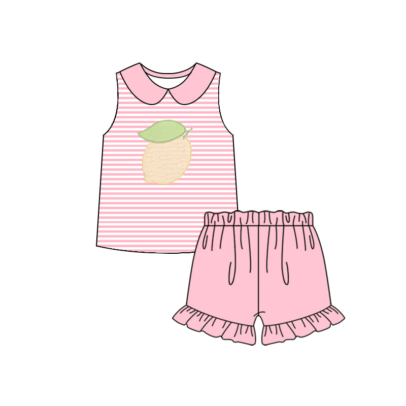 infant baby girls wholesale lemon clothes