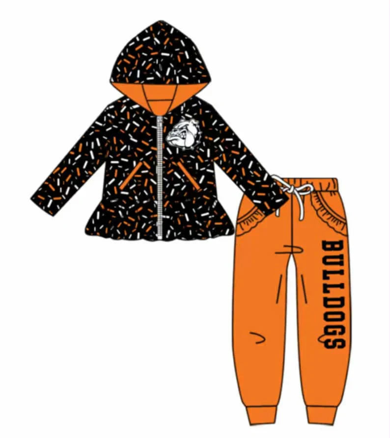 Kids long sleeve team outfit wholesal factory price