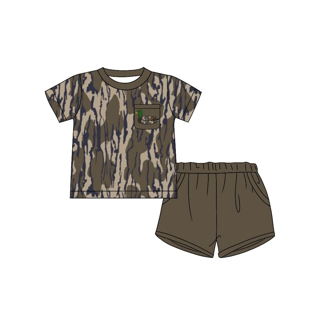 duck pocket baby boy design outfit