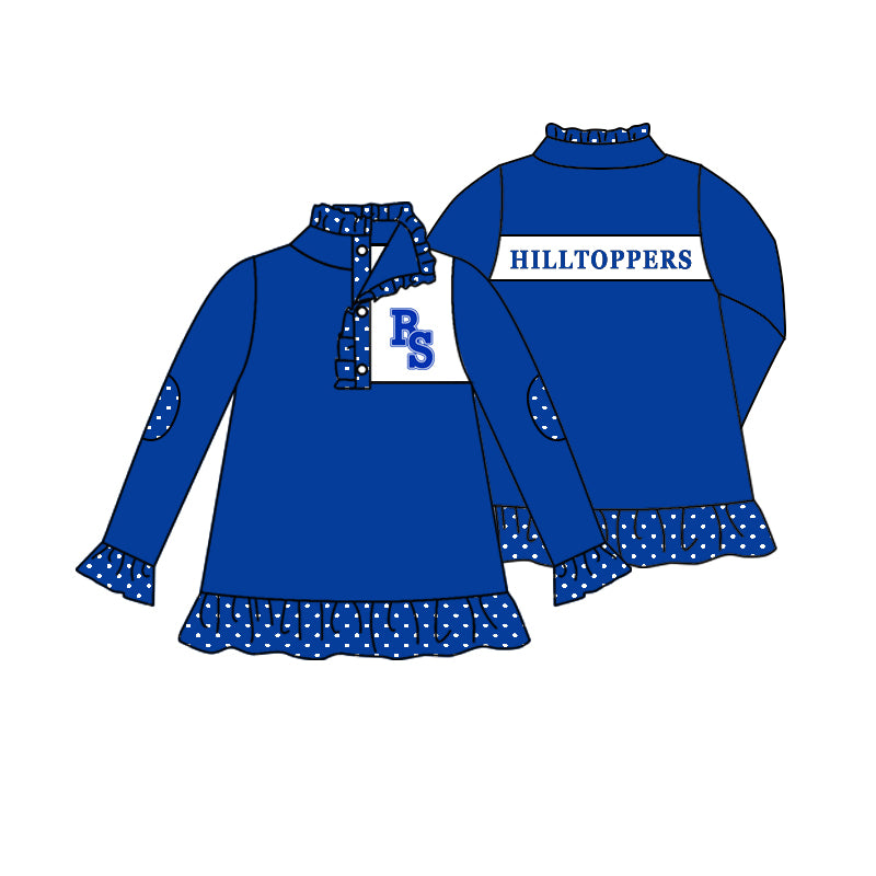 baby girl long sleeve RS custom team design pullover