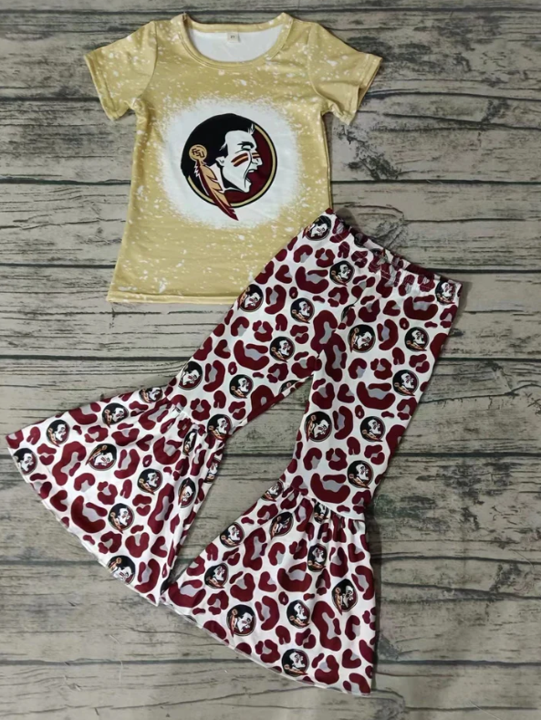 baby girl team design outfit