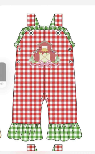 toddle baby Christmas house design romper wholesale factory price