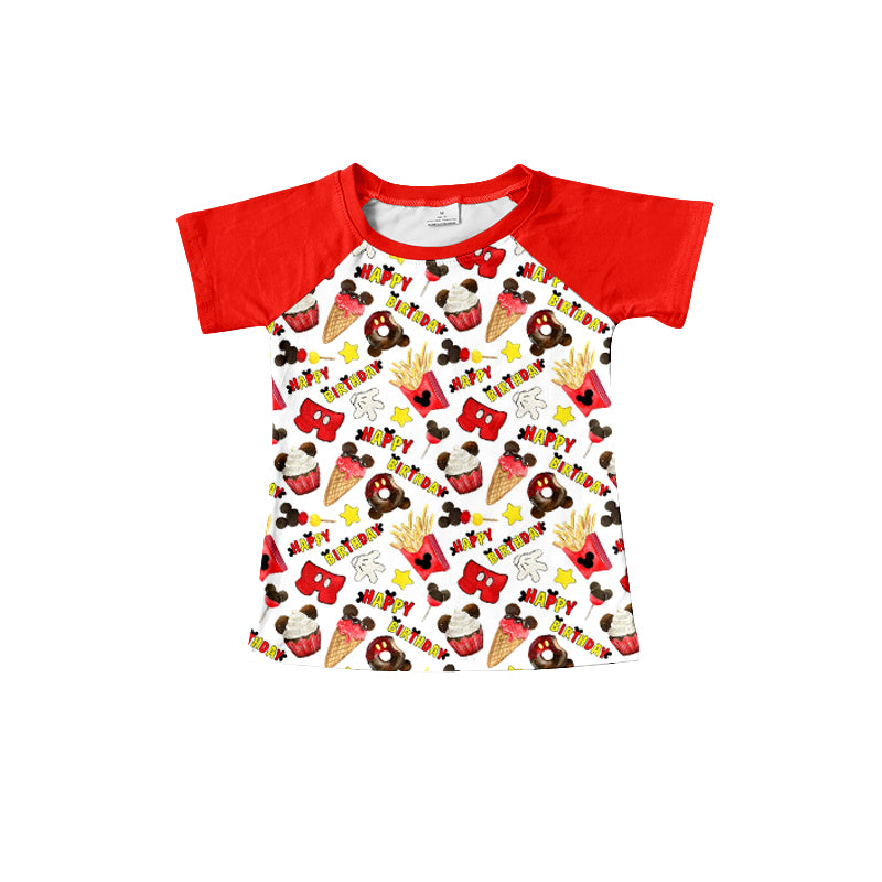 Preorder baby boy short sleeve Happy Birthday top, Nov 4th, BT0138