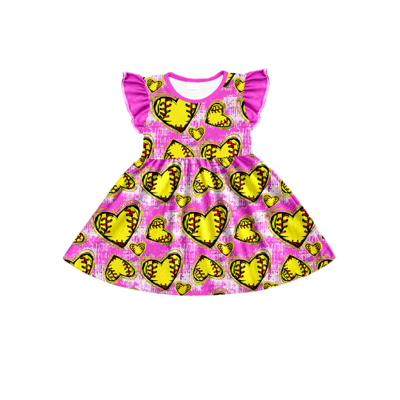Pre-order girls short sleeve heart ball dress, GSD0207, Nov 28th