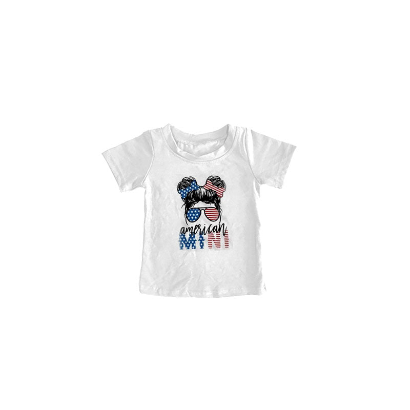 Preorder baby girl July 4th short sleeve top, GT0130, Dec 15th