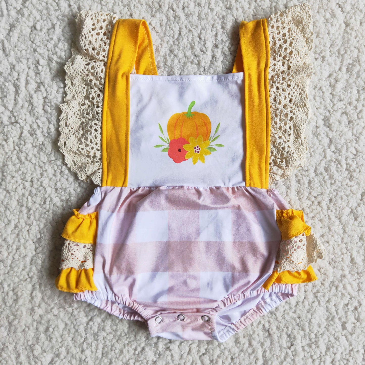 Toddle girls Pumpkin romper