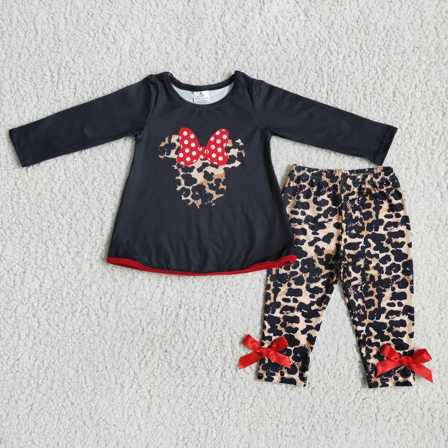 Baby girls 2pcs Christmas Cartoon clothing set