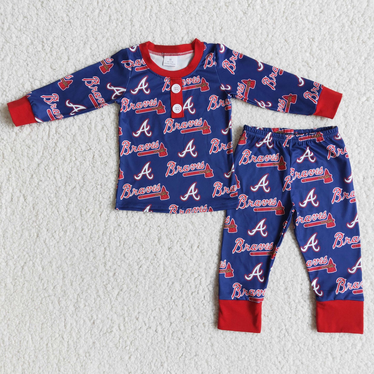 Boys long sleeve pajama set