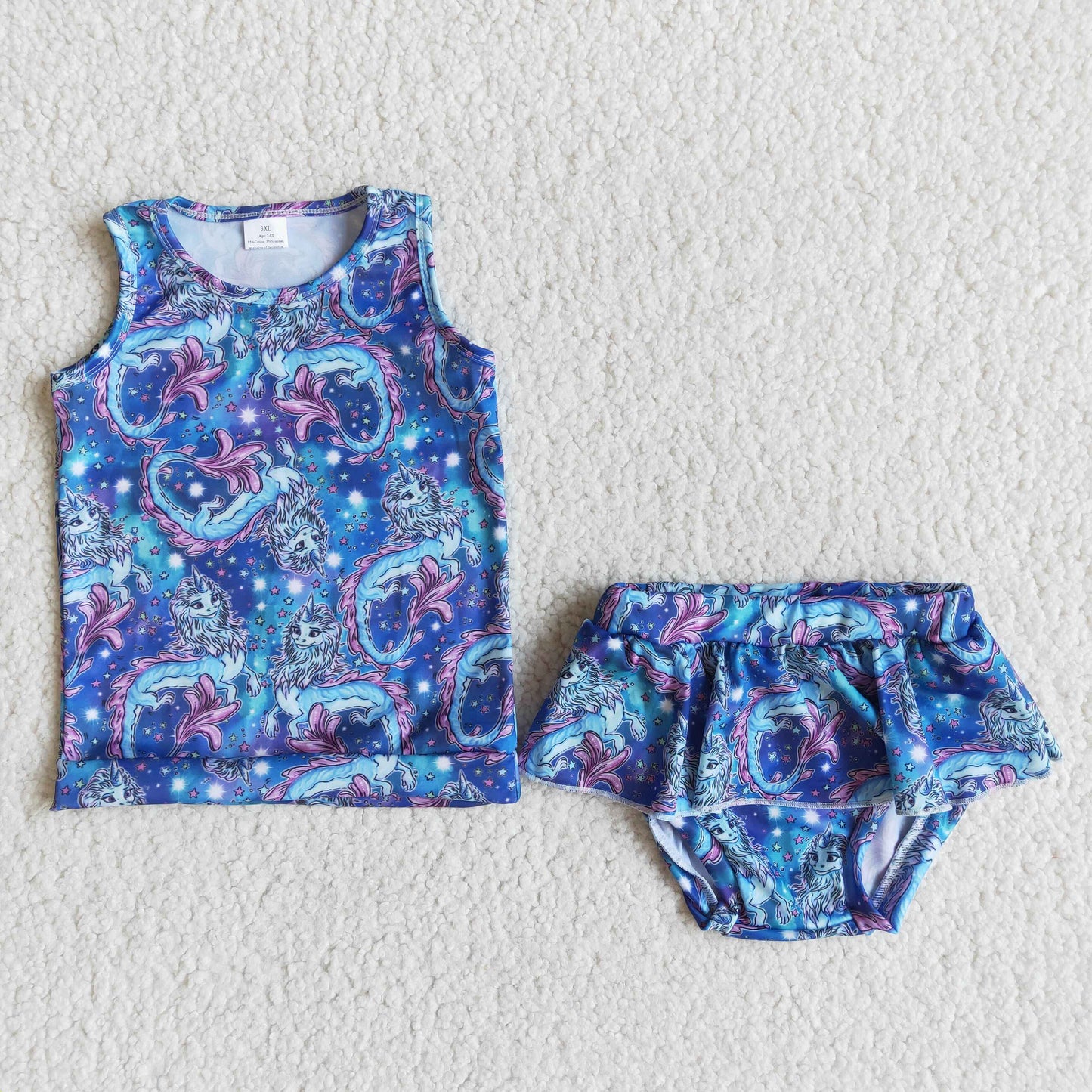 baby girls 2pcs bathing suit