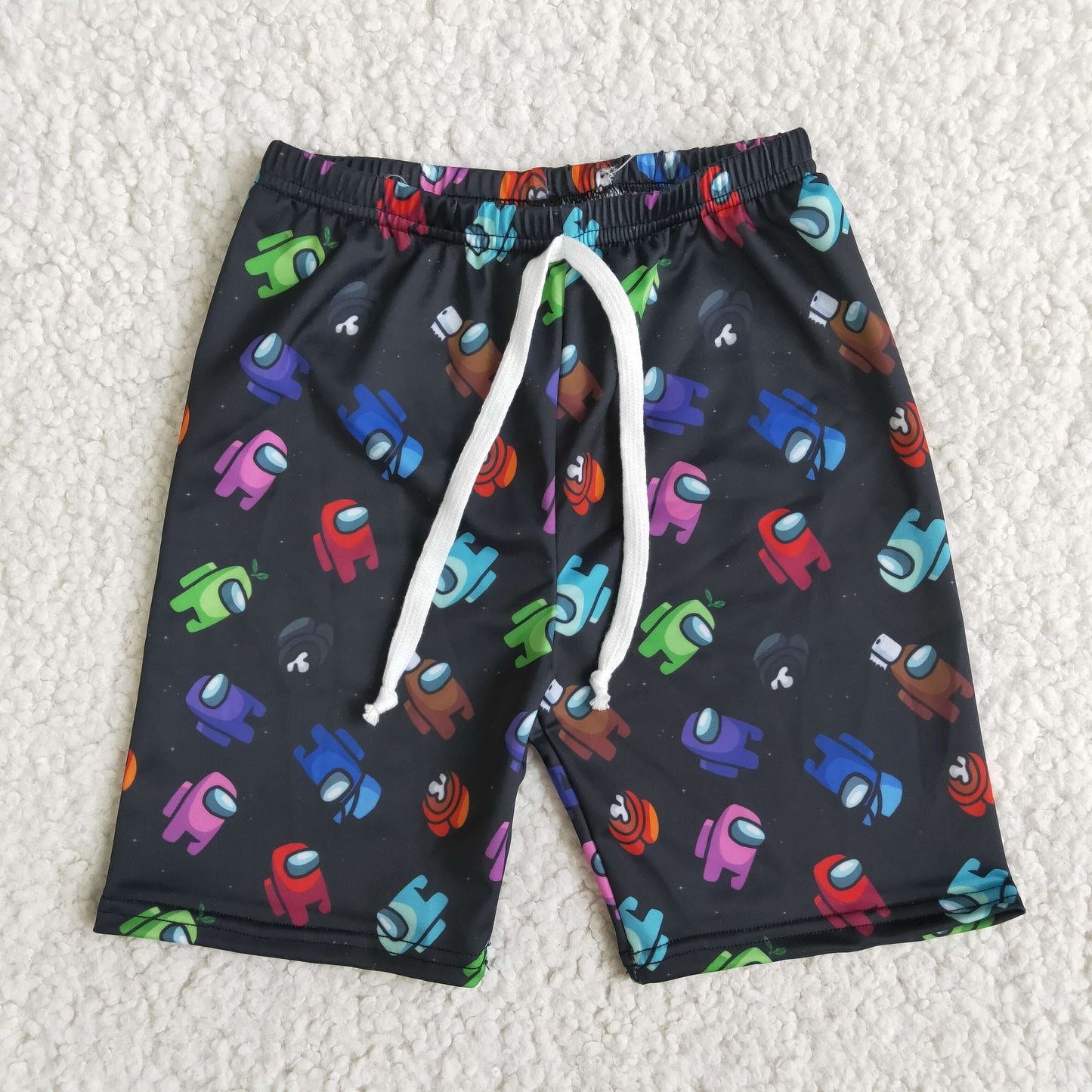 Boys black swimming trunks