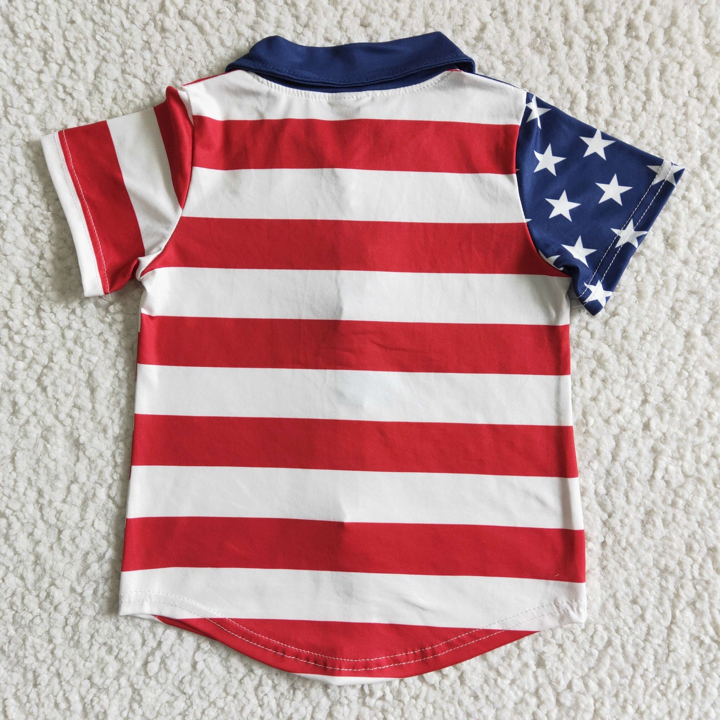 boy July 4th shorts sleeve t-shirt B17-19