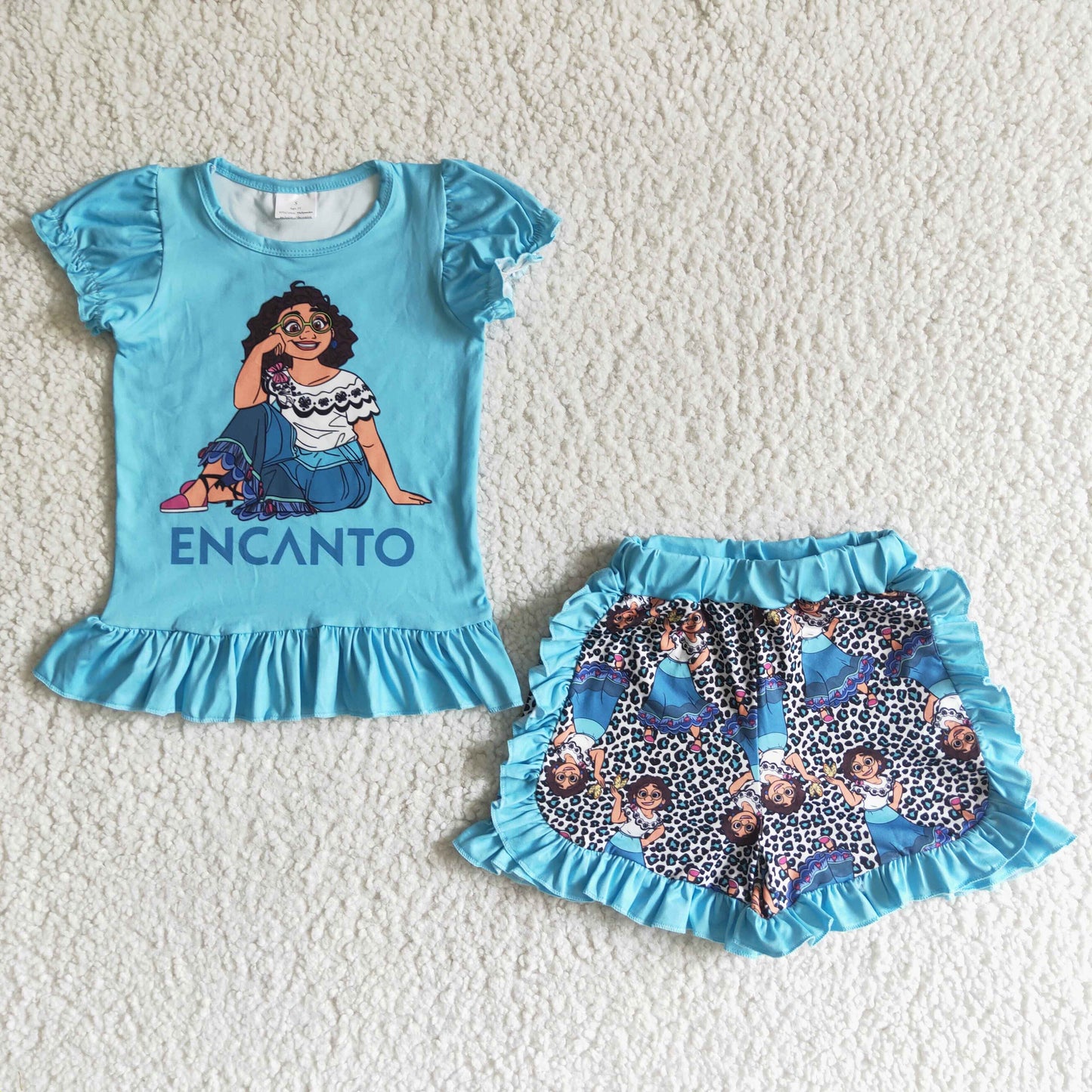 Baby girls short sleeve outfit