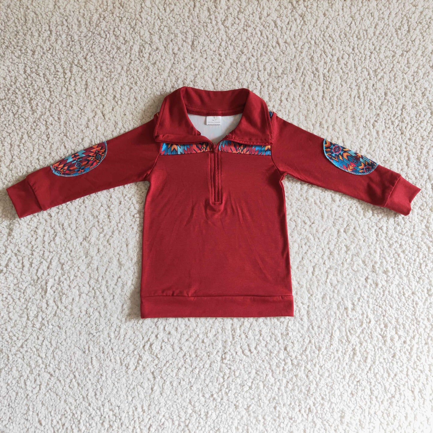 baby girl long sleeve western pullover