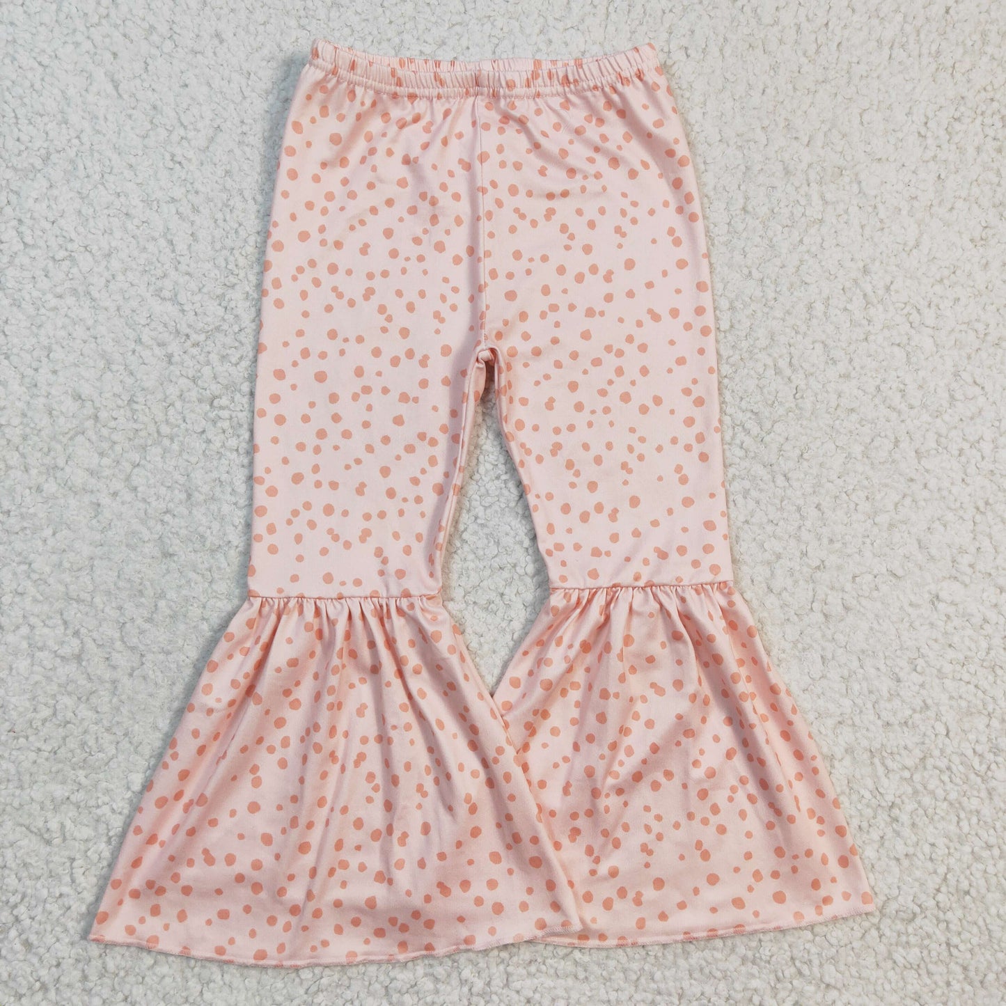 baby girls dots print milk silk pants , P0055