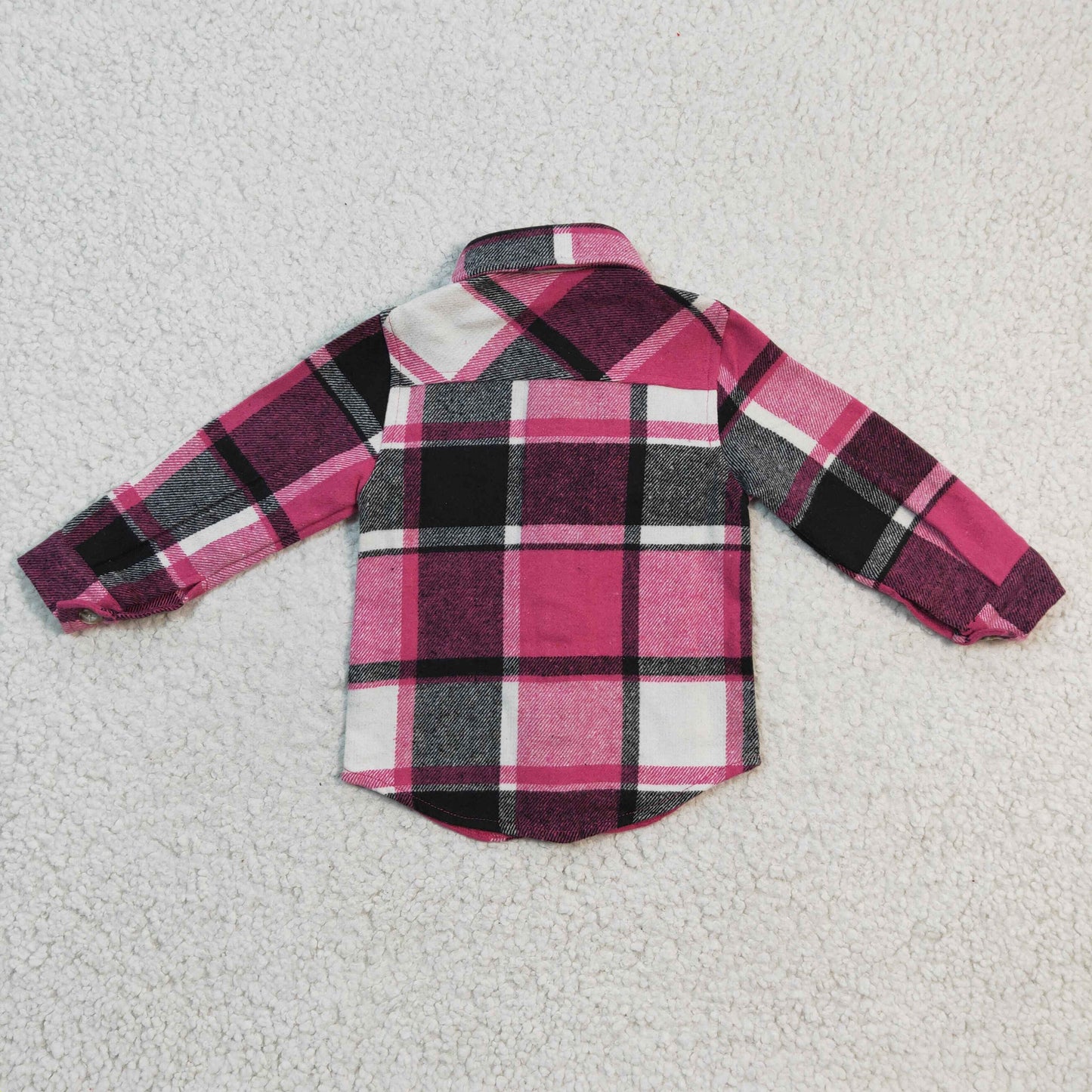 baby girls plaid button up shirt, GT0104
