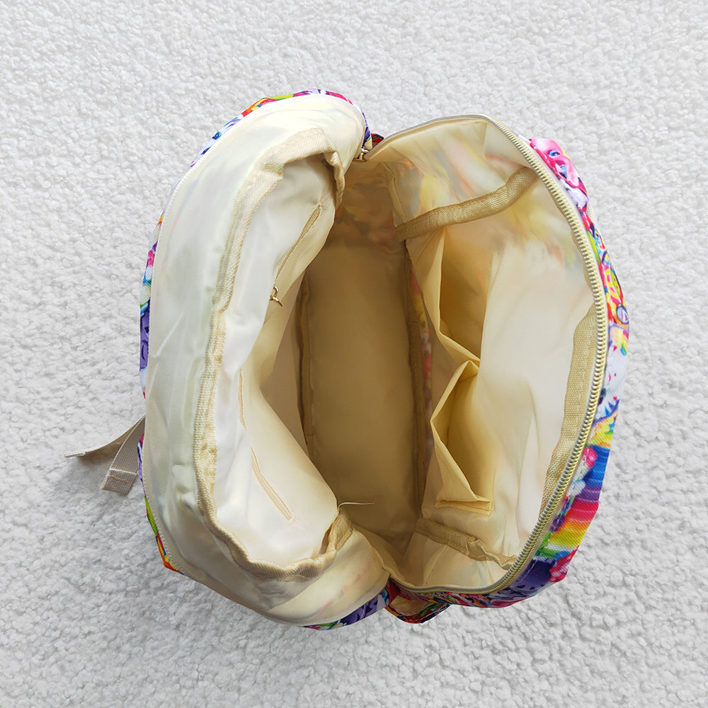 kids wholesale purple cartoon backpack, BA0047