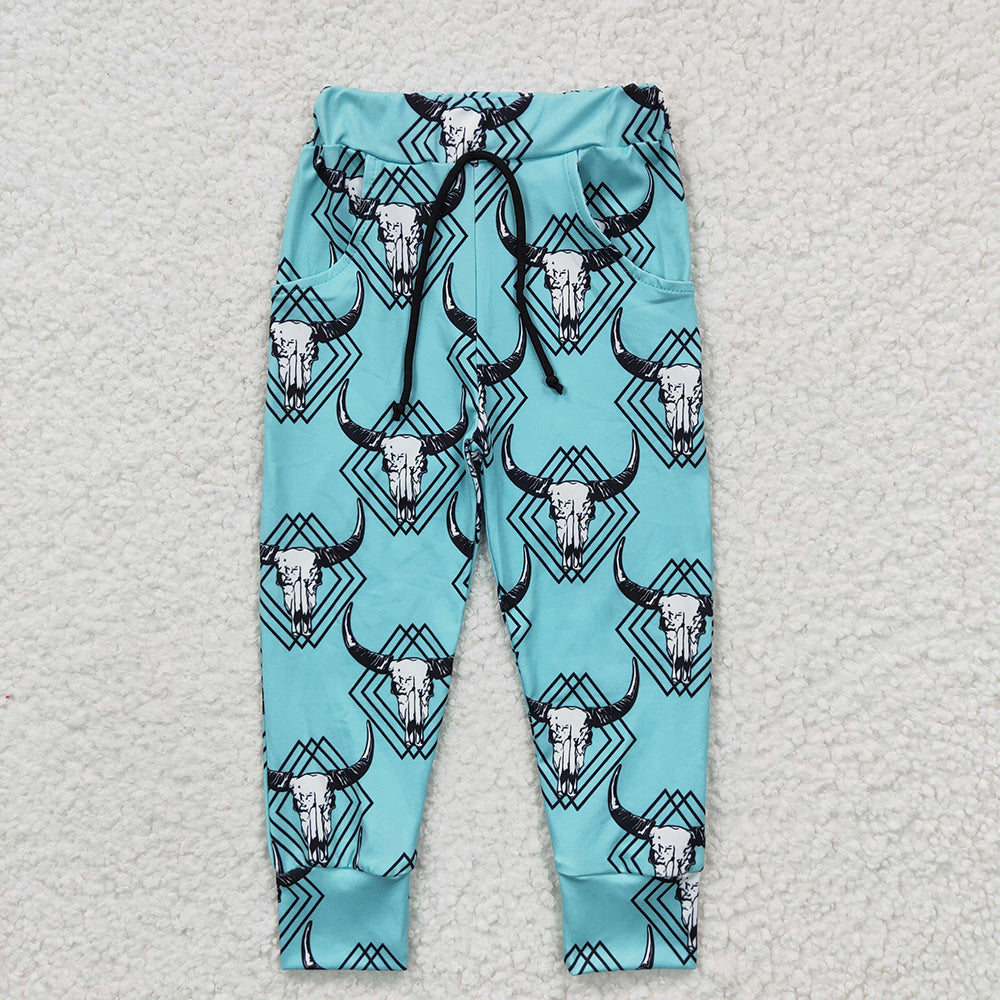 milk silk western cow pants, P0087