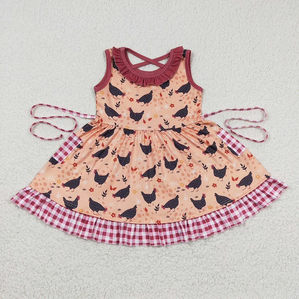 farm animal chicken dress