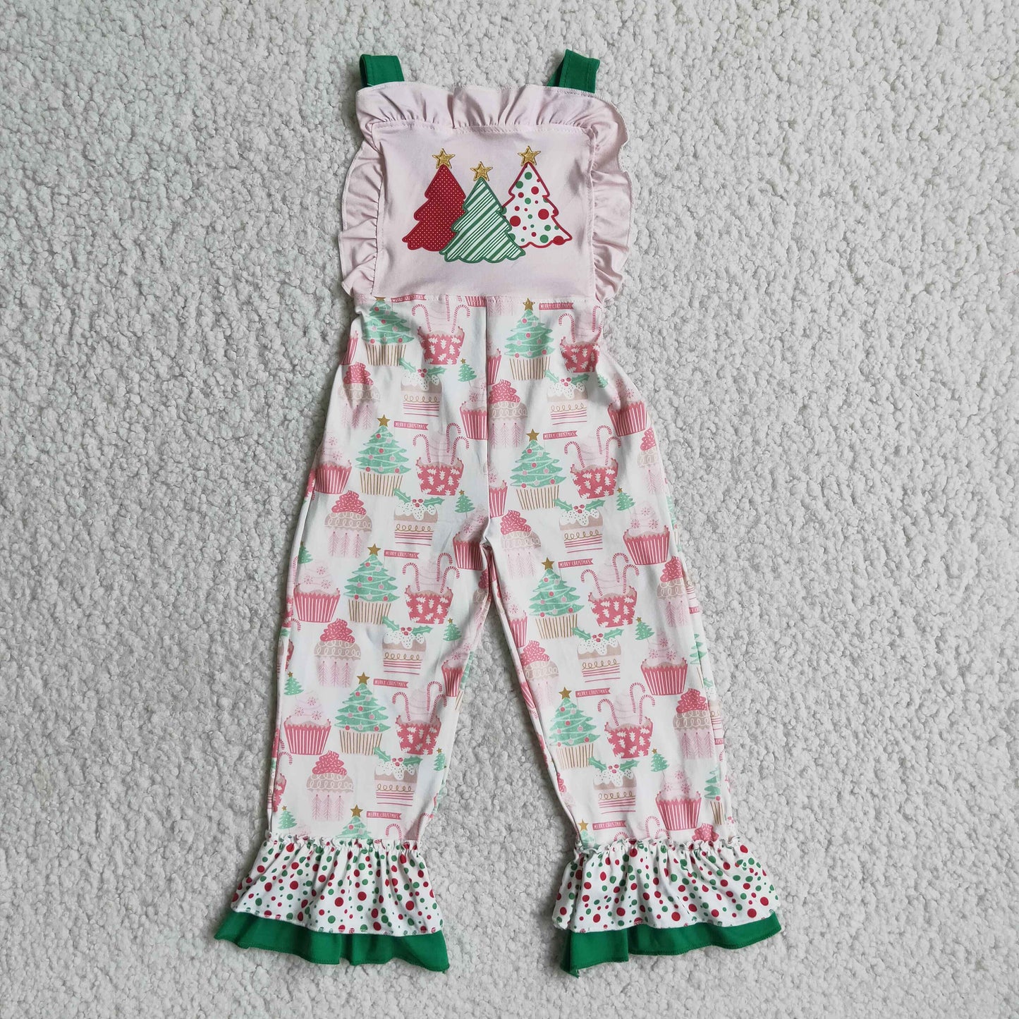 Baby girls Christmas overall