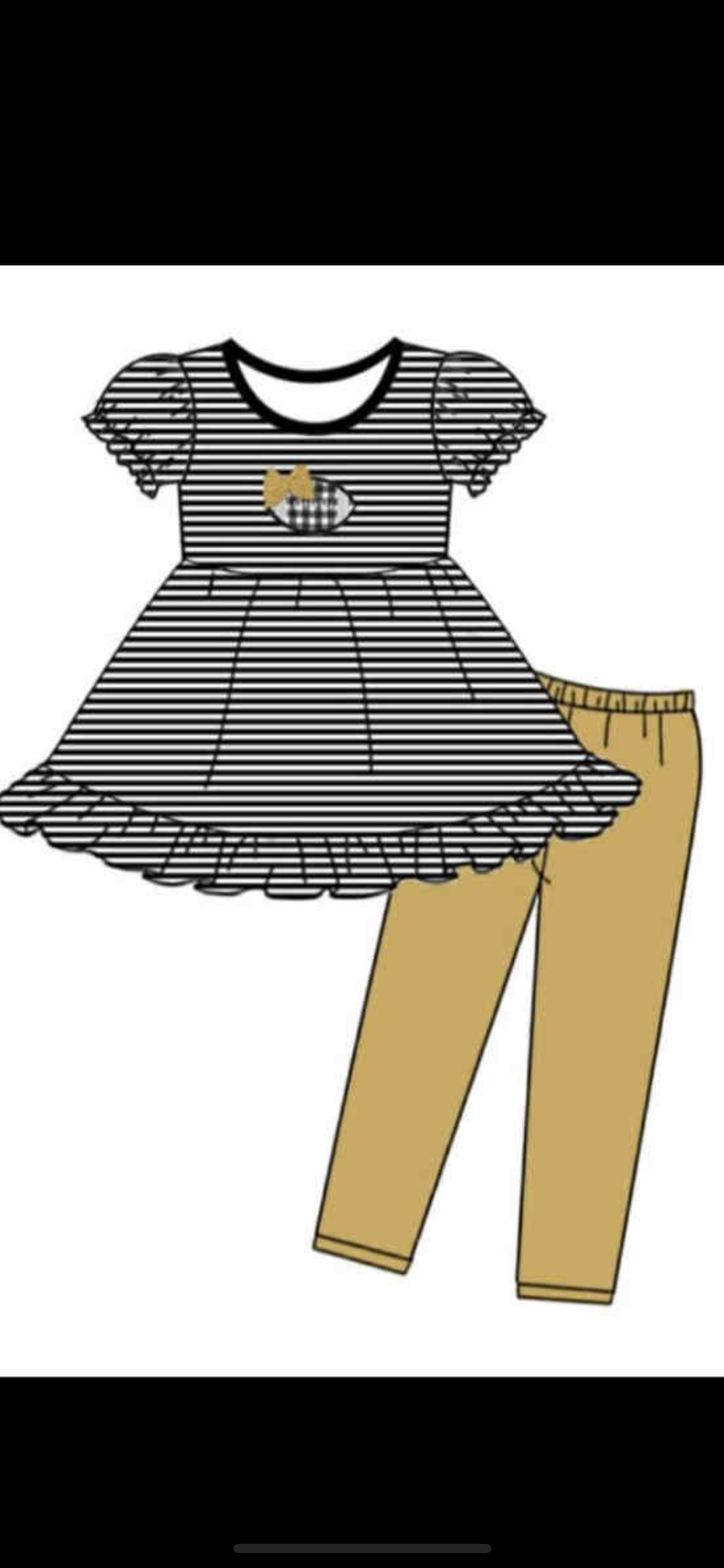 baby  girls custom design bell bottoms clothes