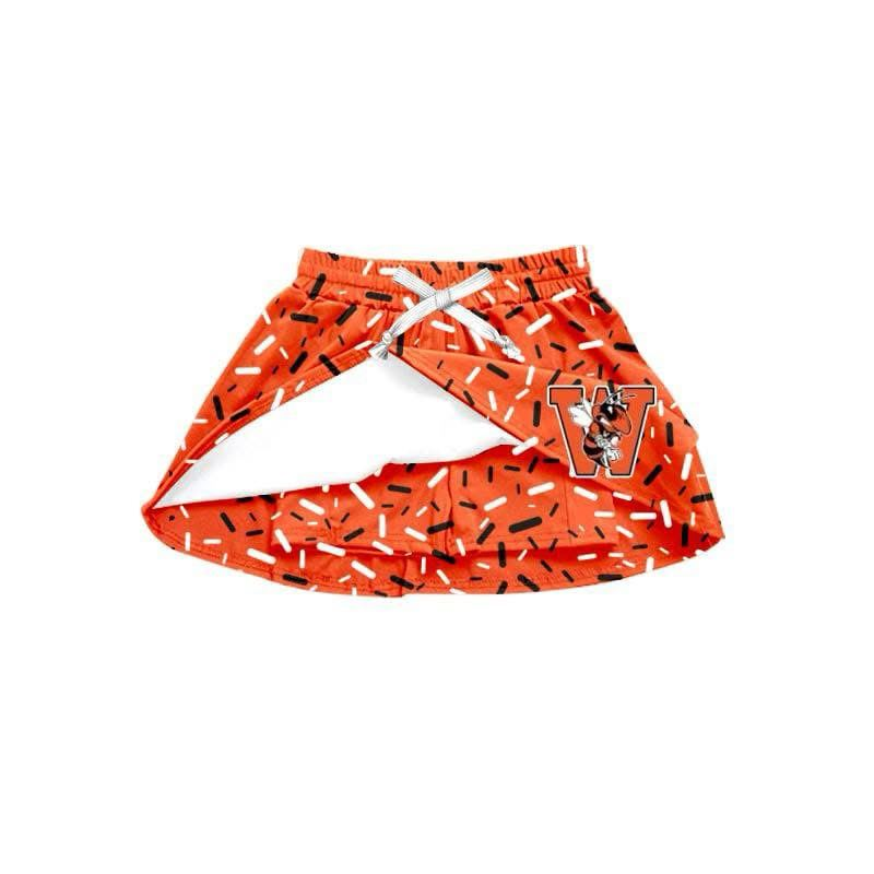 toddle baby  custom team skirt