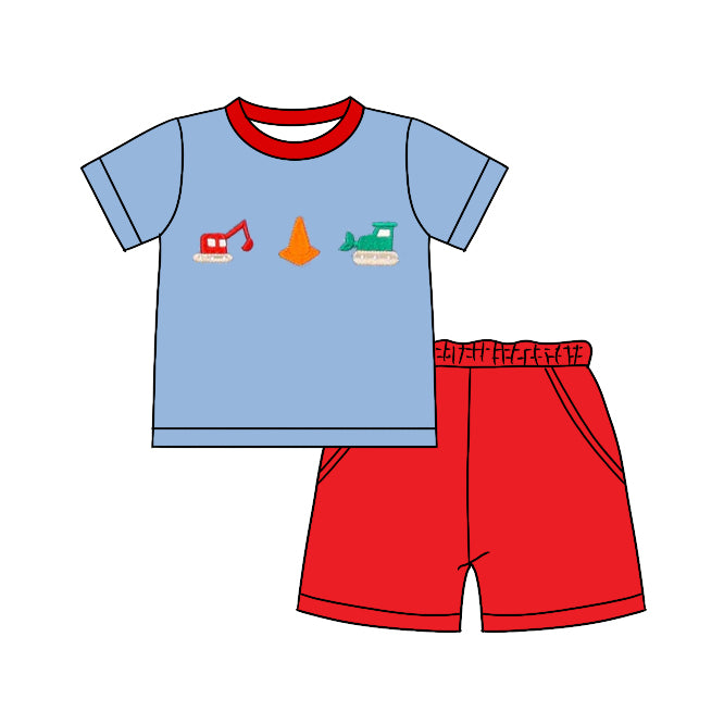 baby  boy construction outfit