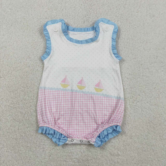 Sailboat design toddle baby romper