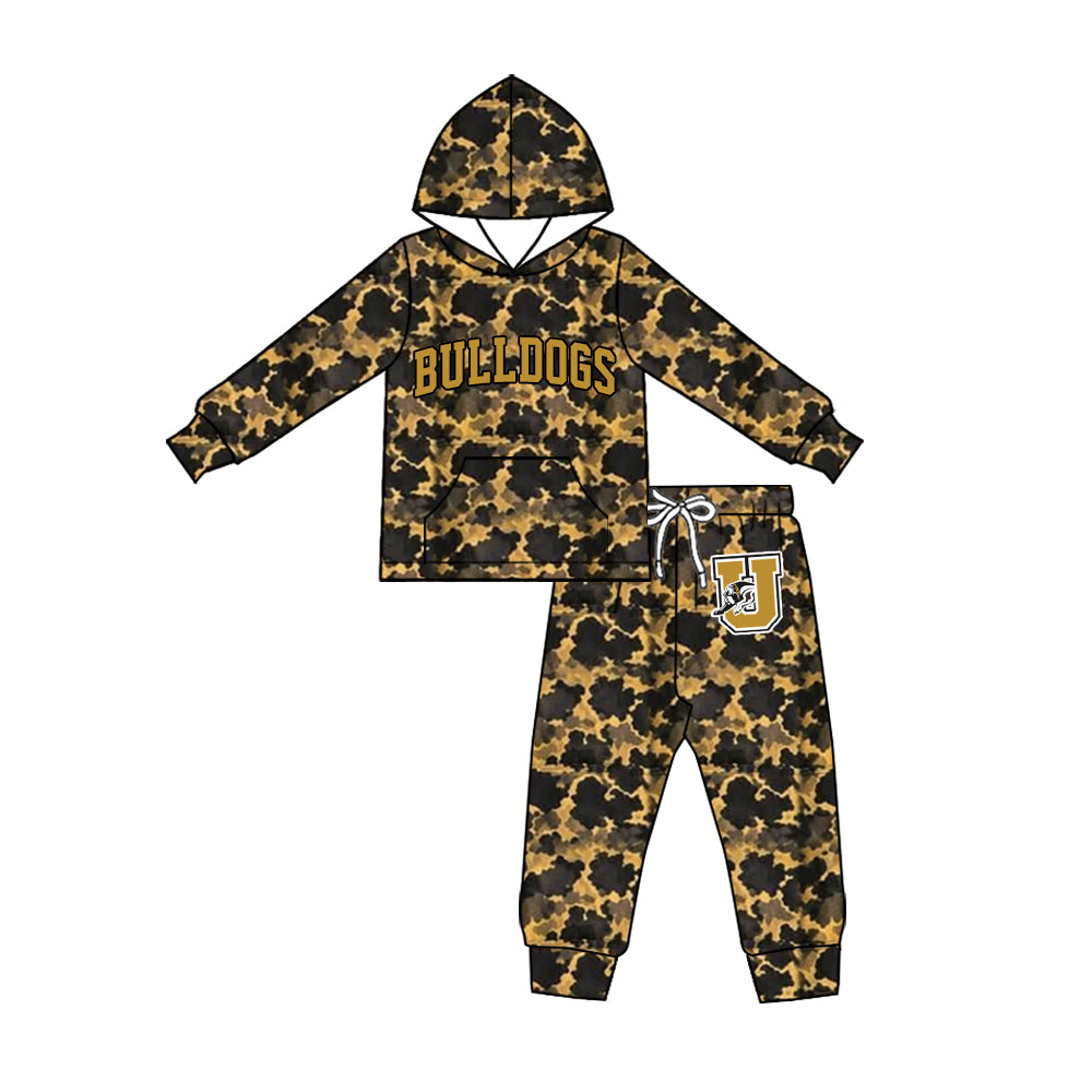 Baby boy custom team cheer design hoodie set