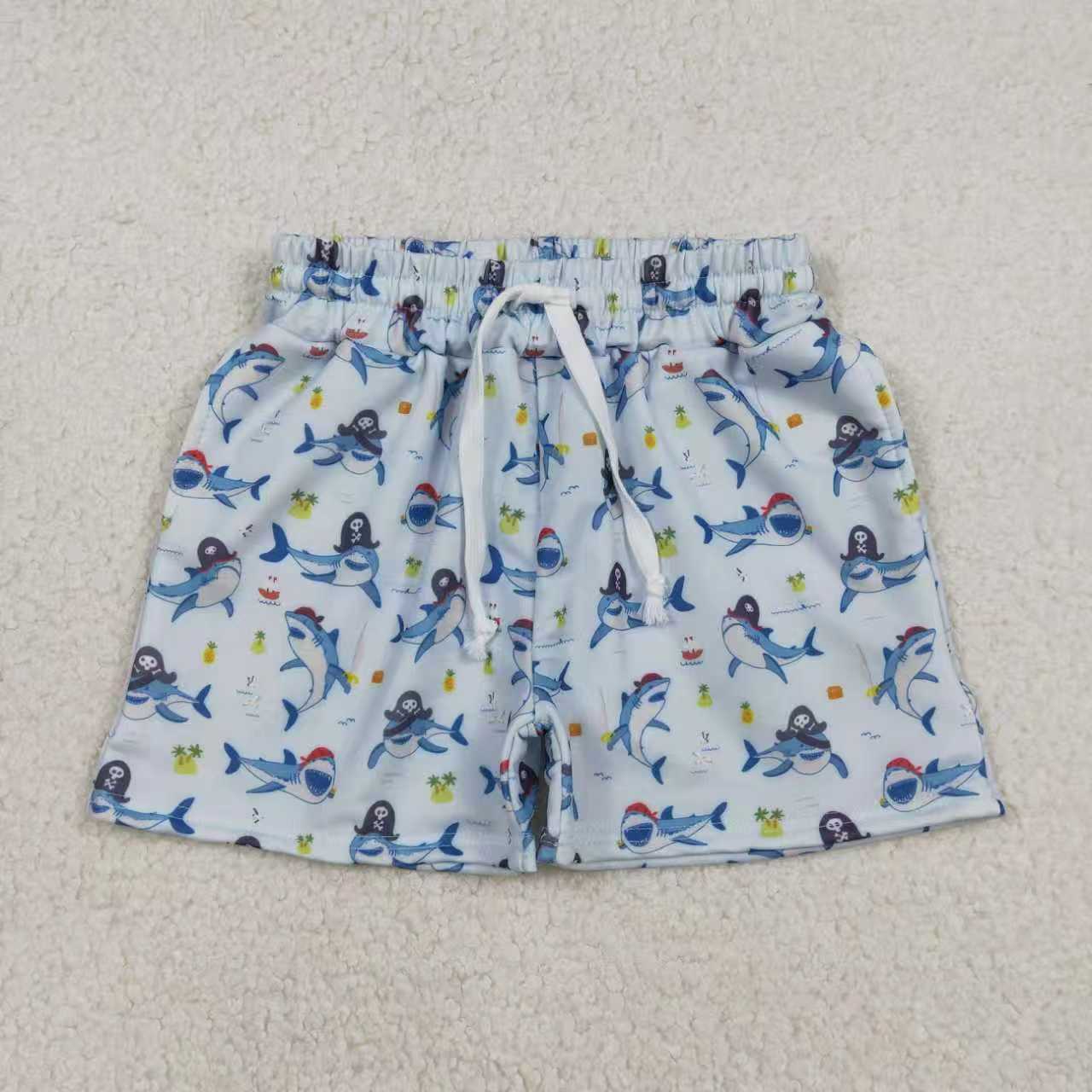 Baby boy beach style summer swim trunks