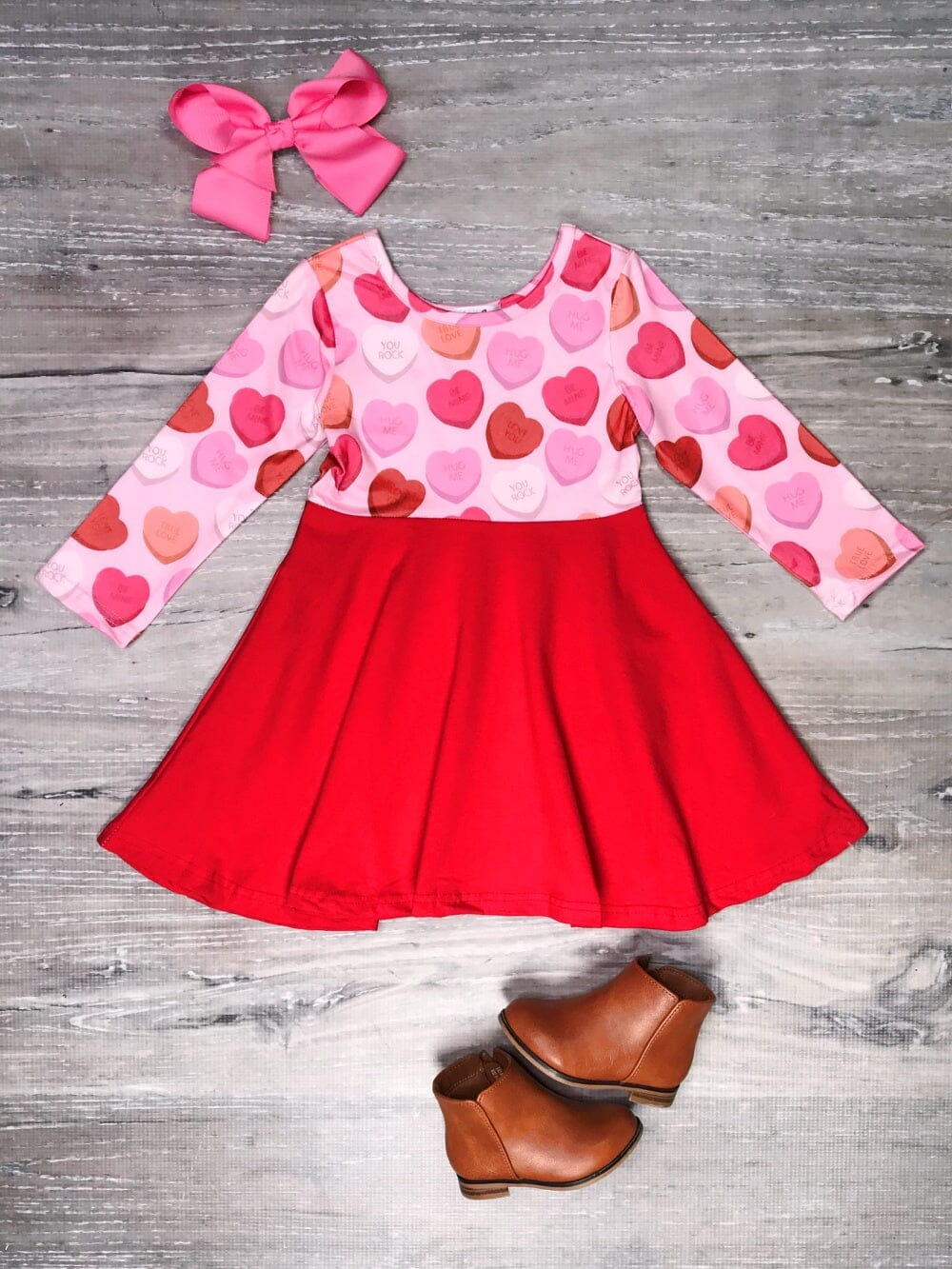 valentines day heart dress