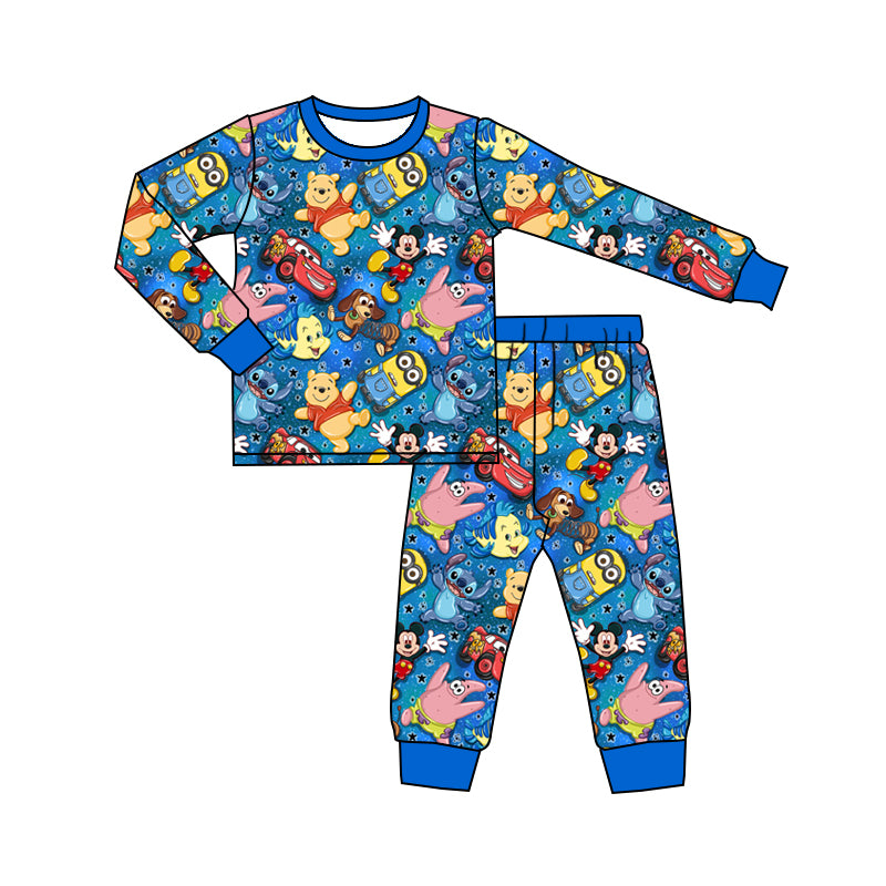 Toddle baby boy long sleeve cartoon clothes