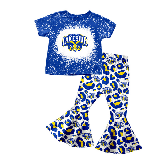 baby girl college team design outfit