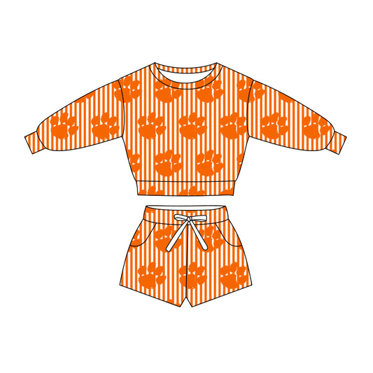 baby girls team design long sleeve spring fall clothing set