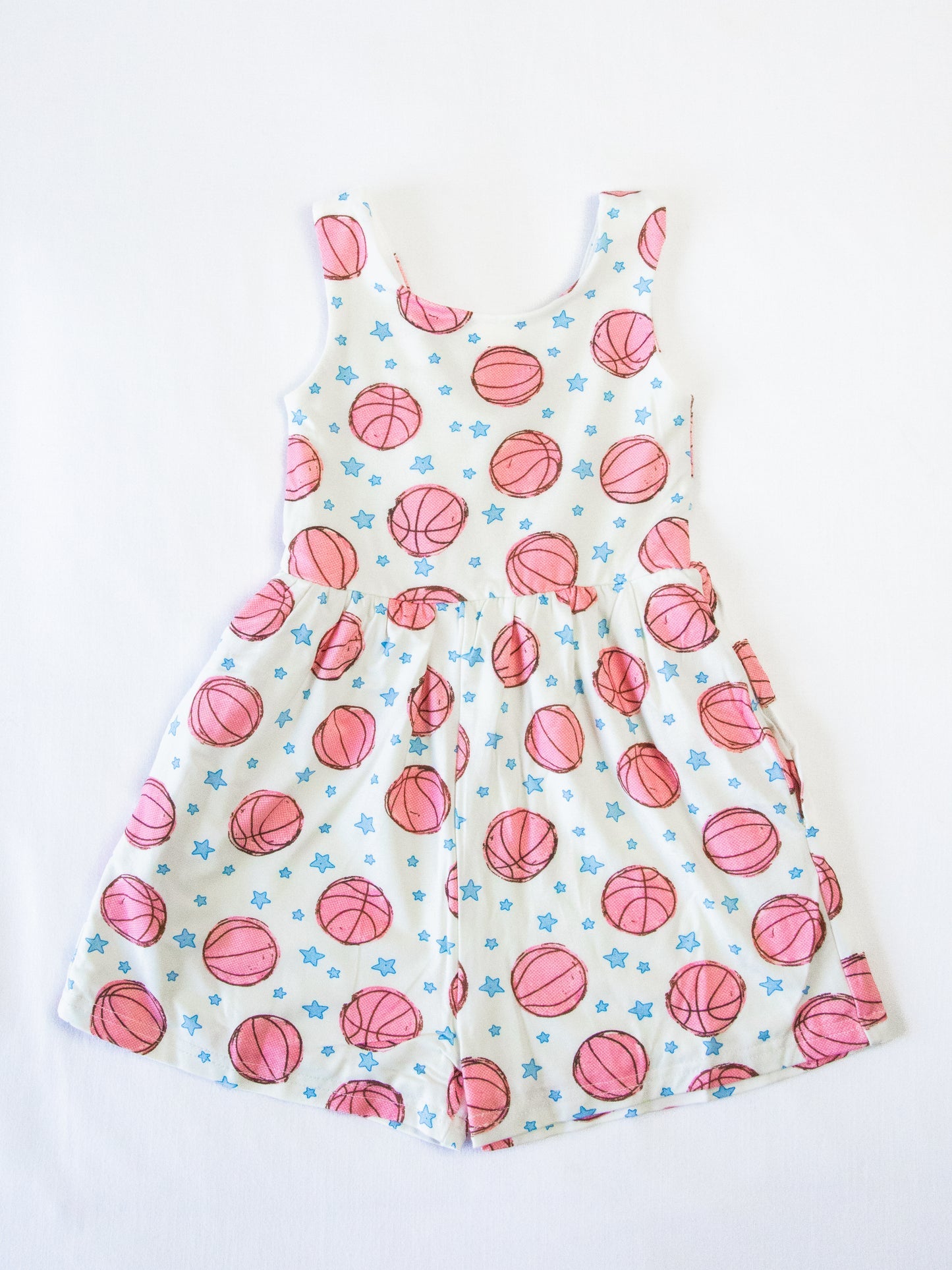 toddle girls basketball design jumpsuit