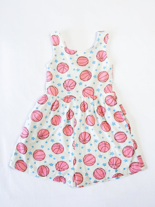 toddle girls basketball design jumpsuit