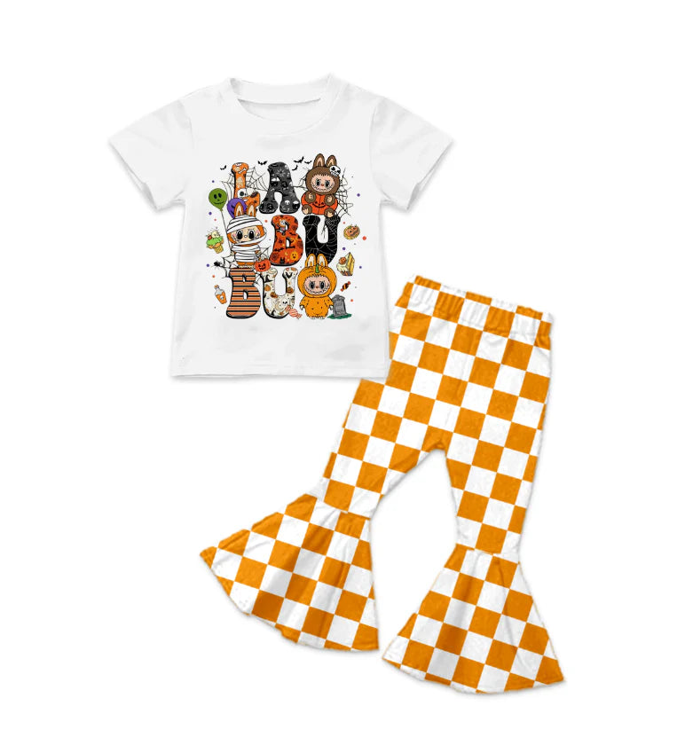 Custom design kids Halloween outfit wholesal factory price