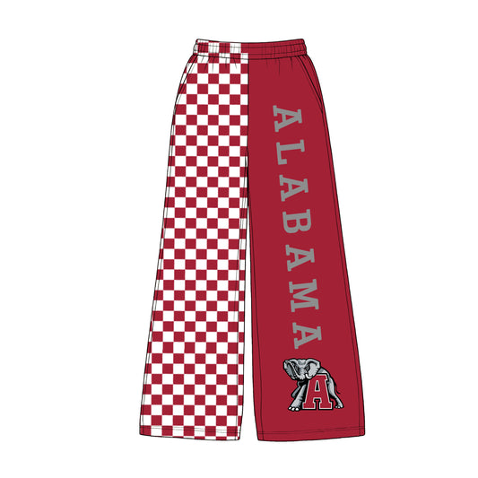 Adult women Alabama team design milk silk pants