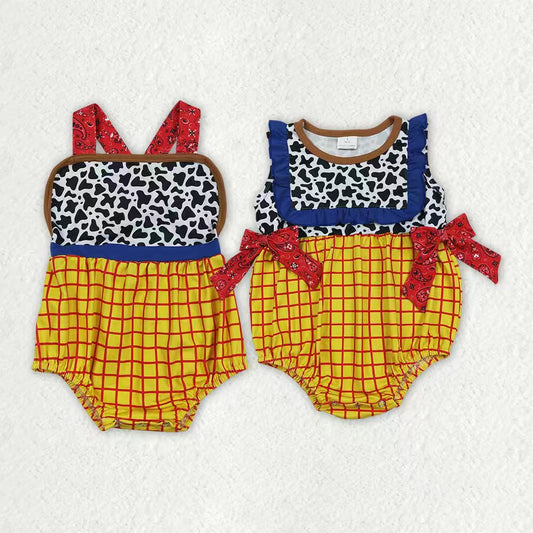 Camo print toodle boy summer romper