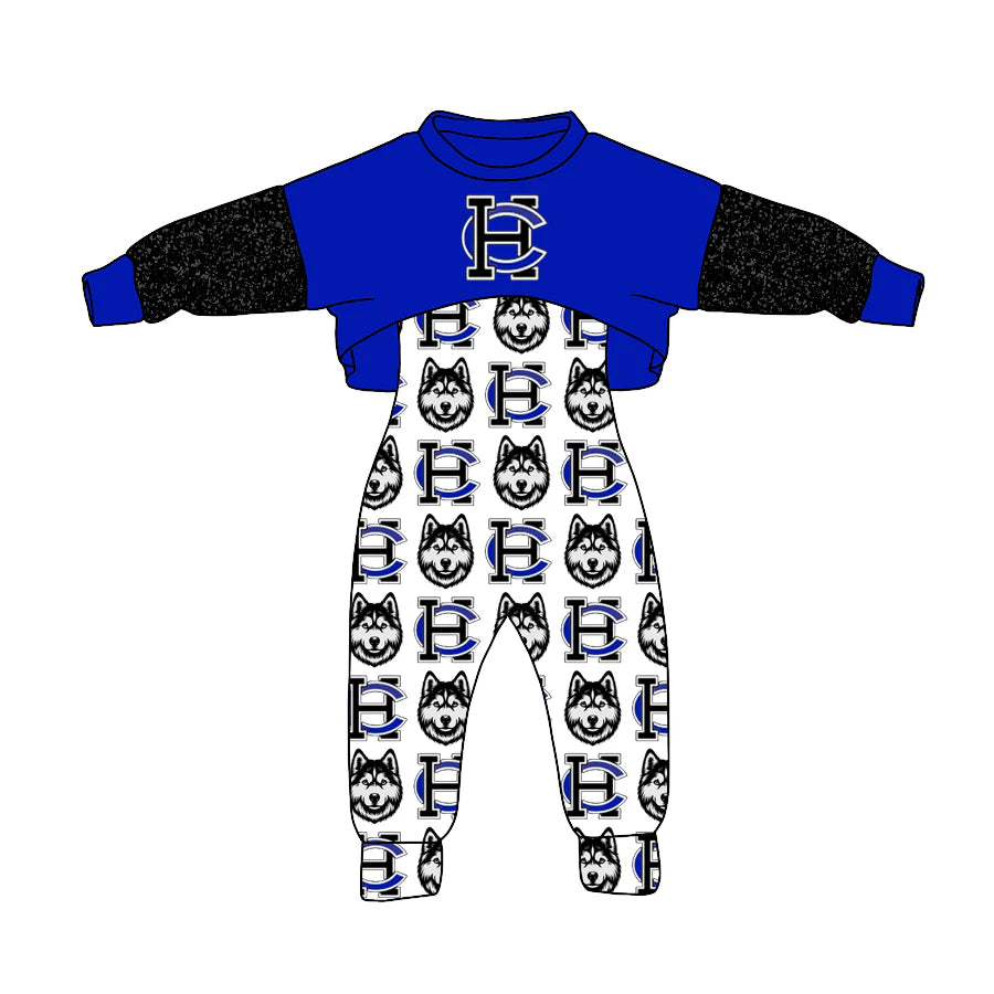 Baby girls custom team cheer matching outfit