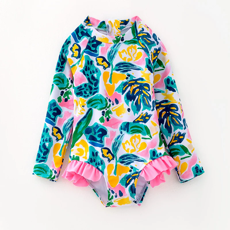 Girls summer beach swimwear