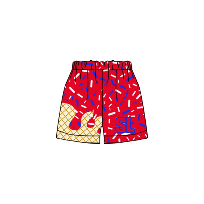 Toddle baby custom team design summer shorts