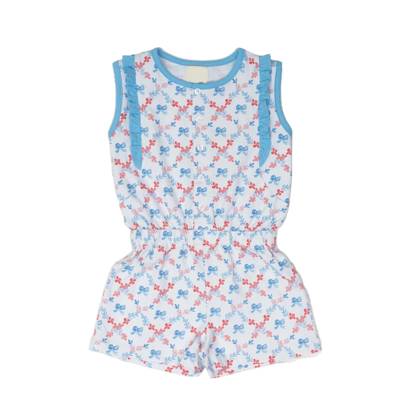 baby girls floral jumpsuit