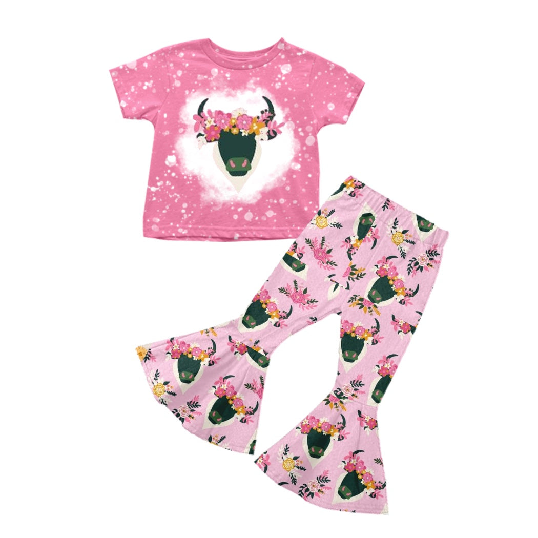 cowgirl floral boutique clothing set