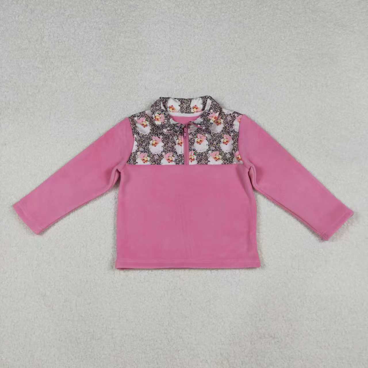 Baby boy brown camo long sleeve zip pullover top