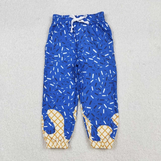 Kids baby blue ice cream yoga leggings pants