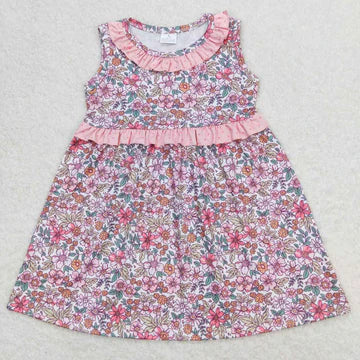 best sister pink floral boutique clothing set